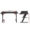 Gaming Desk Computer Desks LED Light 120CM