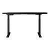 Electric Standing Desk Height Adjustable Sit Stand Desks Table – 120×60 cm, Black