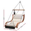 Hammock Chair Wooden Hanging Indoor Outdoor Lounge Patio