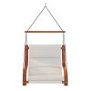 Hammock Chair Wooden Hanging Indoor Outdoor Lounge Patio