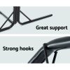 Double Hammock Chair Stand Steel Frame 2 Person Outdoor Heavy Duty 200KG – With U Shap Stand