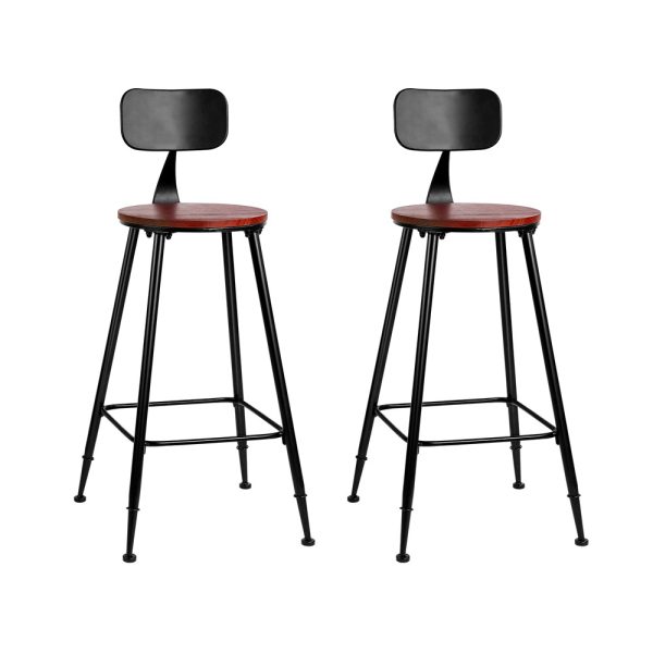 Vintage Industrial Bar Stool Retro Barstools Dining Chairs Kitchen