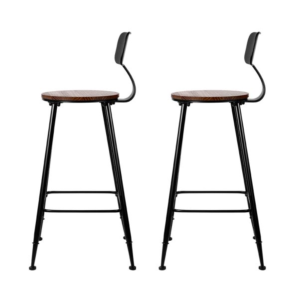 Vintage Industrial Bar Stool Retro Barstools Dining Chairs Kitchen – 2