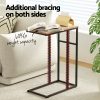 Coffee Table Side Table Walnut Anika