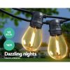 Jingle Jollys LED Festoon String Lights Bulbs Kits Wedding Party Christmas S14 – 14 M