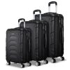 Luggage Travel Sets Suitcase Trolley TSA Lock Bonus