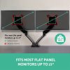 Monitor Arm Gas Spring Dual Desk Mount Screen Holder