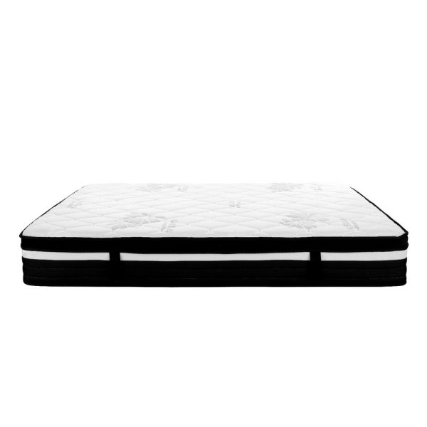 Baton Bed Mattress Size Extra Firm 7 Zone Pocket Spring Foam 28cm – QUEEN