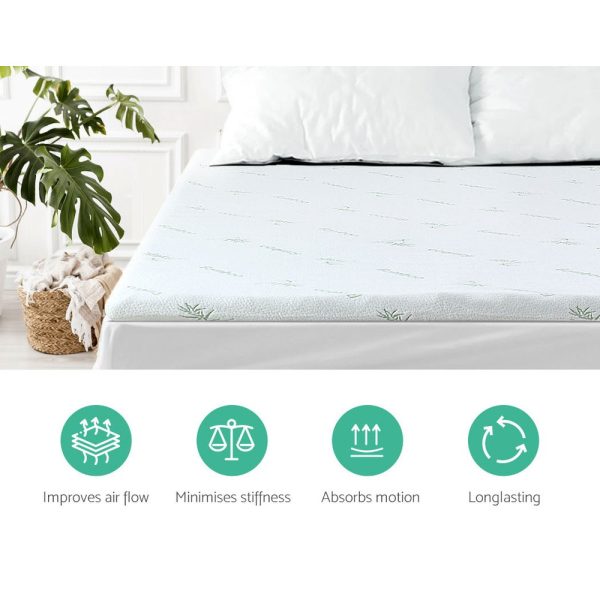 Bedding 11-zone Memory Foam Mattress Topper 8cm – KING