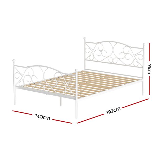 Bed Frame Double Size Metal Frame GROA