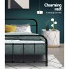 Adel LEO Metal Bed Frame – SINGLE, Black