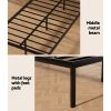 Bed Frame King Single Size Metal Base Mattress Platform Foundation PAULA