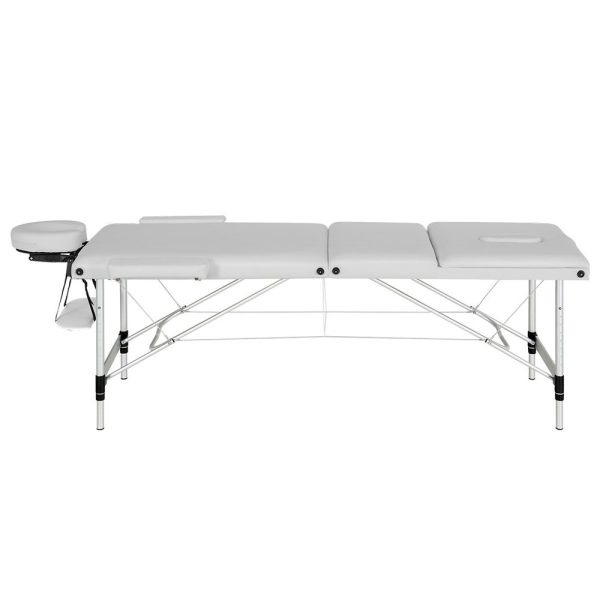 Massage Table 3 Fold Aluminium 65CM Width Portable Therapy Beauty Bed