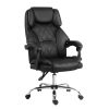 Executive Office Chair Leather Gaming Computer Desk Chairs Recliner – Without Footrest