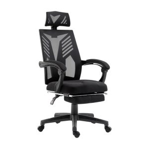 Gaming Office Chair Computer Desk Chair Home Work Recliner – Black