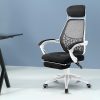 Gaming Office Chair Computer Desk Chair Home Work Study – Black and White