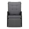 Recliner Chair Sun lounge Setting Outdoor Furniture Patio Wicker Sofa