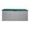 Outdoor Storage Box 290L Lockable Organiser Garden Deck Shed Tool Green