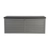 Outdoor Storage Box 390L Container Lockable Garden Bench Tools Toy Shed Black