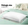 Bedding Set of 4 Medium & Firm Cotton Pillows – SINGLE