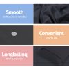 Bedding Luxury Classic Bed Duvet Doona Quilt Cover Set Hotel – KING, Black