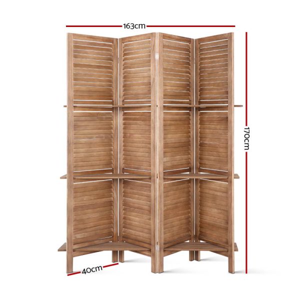 Brooksville Room Divider Privacy Screen Foldable Partition Stand