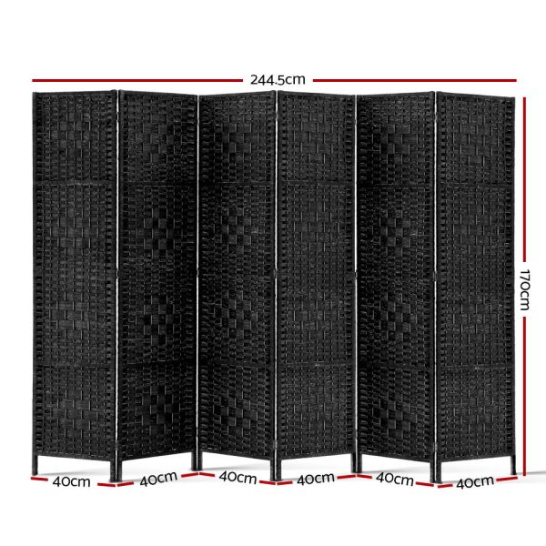 Dania Room Divider Screen Privacy Timber Foldable Dividers Stand