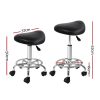 Saddle Salon Stool PU Swivel Barber Hair Dress Chair Hydraulic Lift