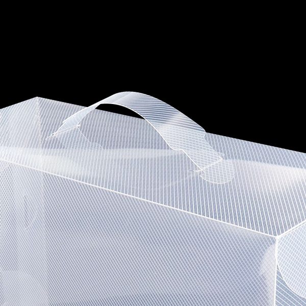 Clear Shoe Box Foldable Transparent Shoe Storage Stackable Case – 20