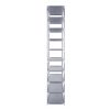 Shoe Rack 10-Tier (50 Pair) Shoes Organiser DIY Stackable Organizer Storage Shelf Stand Holder Portable Wardrobe – Silver