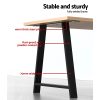 Set of 2 Table Legs Coffee Dining Table Legs DIY Metal Leg – 72×50 cm