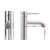 Basin Mixer Tap Faucet – 192×150 cm, Silver