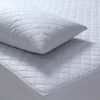 Elan Linen 100% Cotton Quilted Fully Fitted 50cm Deep Waterproof Mattress Protector – DOUBLE