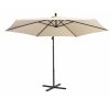 3M Outdoor Umbrella Cantilever With Protective Cover Patio Garden Shade – Beige