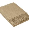 Hampton Throw – Merino Wool Blend – Camel