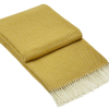 Hampton Throw – Merino Wool Blend – Mustard