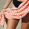 PORTSEA TURKISH COTTON TOWEL – CORAL