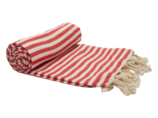 PORTSEA TURKISH COTTON TOWEL – CHERRY