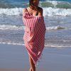 PORTSEA TURKISH COTTON TOWEL – CHERRY