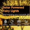 200 Waterproof LED Solar Fairy Light Outdoor with 8 Lighting Modes for Home,Garden and Decoration