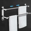 Stretchable 45-75 cm Towel Bar for Bathroom and Kitchen – Two Bars