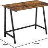 Computer Desk Writing Steel Rustic Work Table