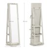 Full Length Mirror Jewelry Cabinet