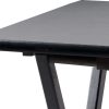 Black Wood Folding TV Tray & Snack Table