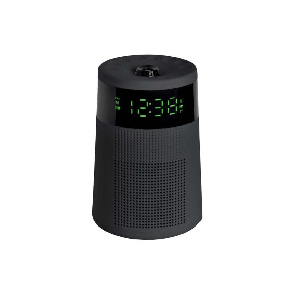 Sleek Projector Alarm Clock & Radio – Projects the Time onto the Ceiling