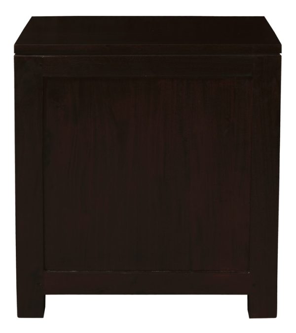 Amsterdam 2 Drawer Bedside Table (Chocolate)