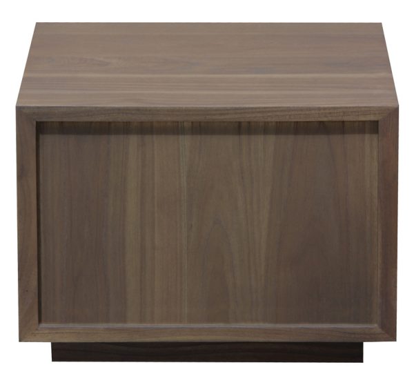 Oscar 1 Drawer Low Bedside Table (Latte)