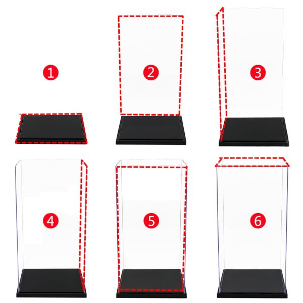 Acrylic Display Case Action Figure Box Dustproof Model Collections – 15x15x25 cm