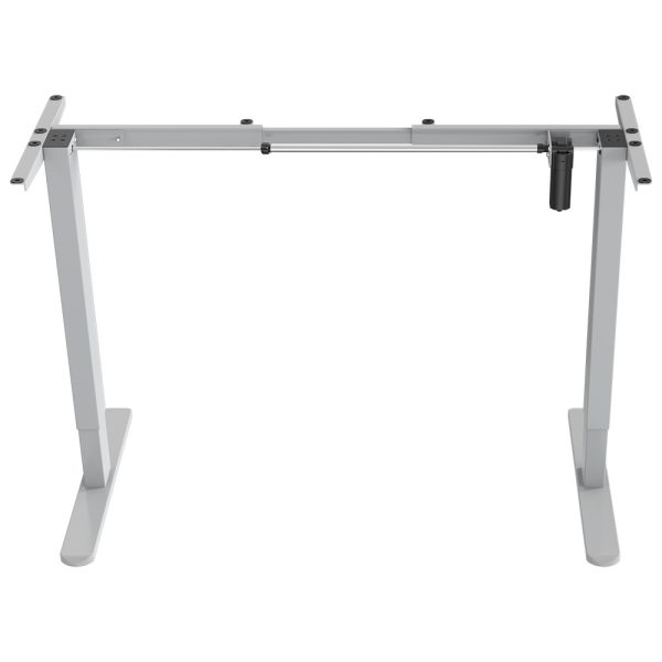 FORTIA Single Motor Sit/Stand Desk Frame, 58 x 90-135cm, 72-118cm Height Adjustable, 70kg Load