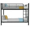 Kingston Sl2in1 King Single Metal Bunk Bed Frame, with Modular Design, Dark Matte Grey